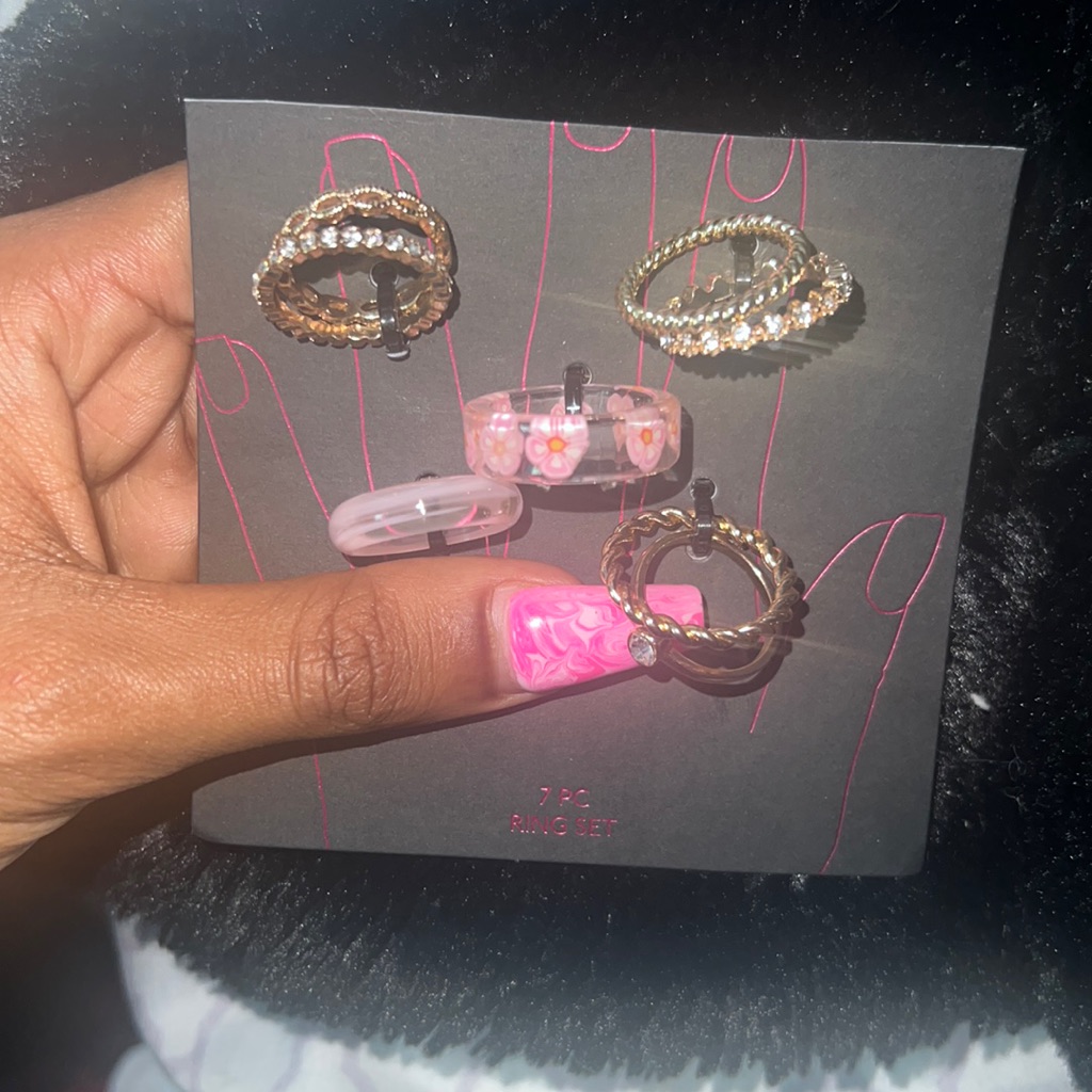 8pc Ring Set